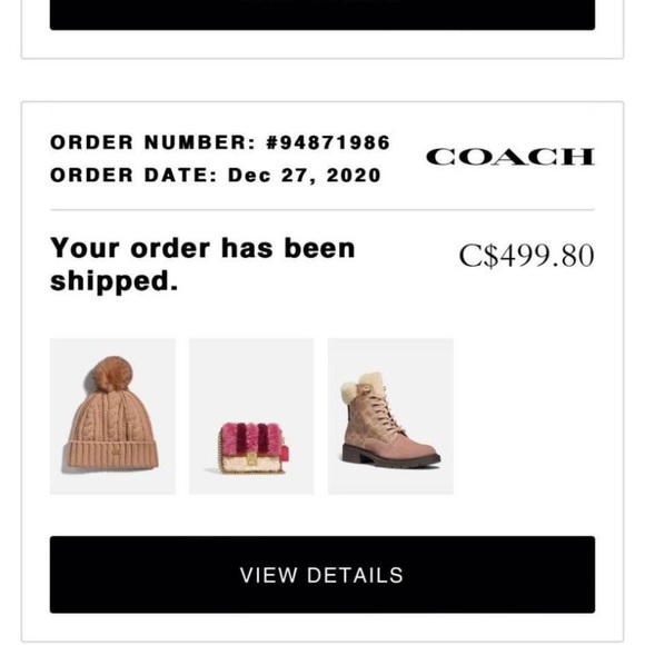 Coach real fur hutch bag patchwork shearling Hutton woman purse pink - Picture 8 of 8